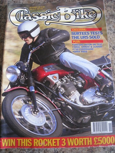 Classic bike nov 1991 surtees - bike,