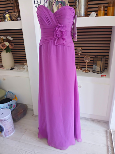Ronald joyce purple - purple, chiffon