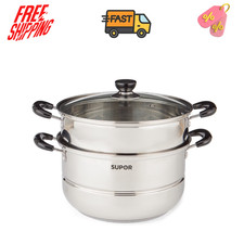 Stainless Steel 2 Tier Steamer