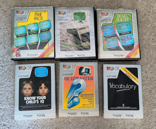 Commodore vic x cassettes - vic,