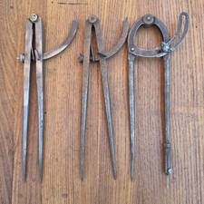 Antique Calipers Lot Of 3