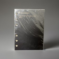 Mulberry 2011 Agenda Diary Refill Week to View – New Sealed – Rare Vintage