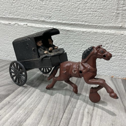 Antique cast iron amish horse - antique,