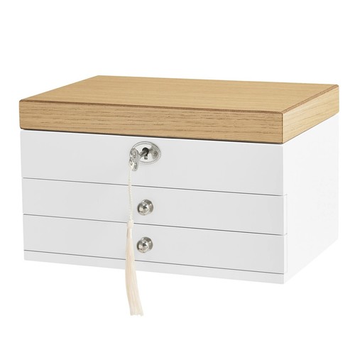 Jewellery box mirror drawers - box,