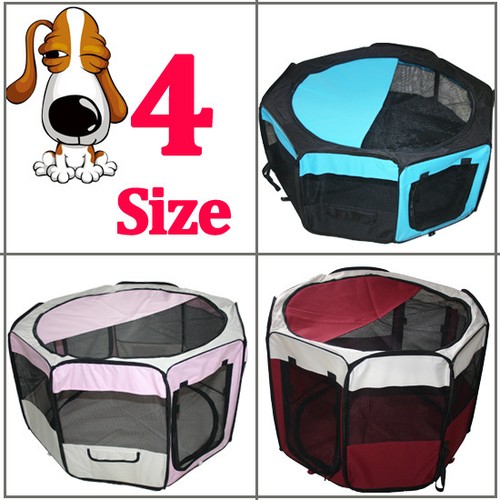 Foldable pet play pen dog - play,