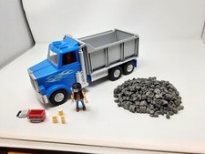 Playmobil 5665 Dump Tipper Truck Lorry with Coal -Discontinued, 31 x 11.5x 14cms