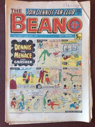 Box rare beano comic no - box,