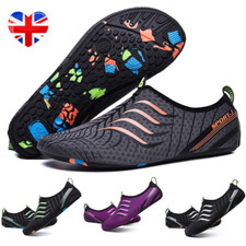 UK Mens Womens Aqua Shoes Beach Surf Wet Water Shoes Quick Dry Diving Swim Size
