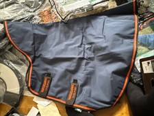 Blue Rambo Duo 50 Gram Turnout Neck Cover Fits Rug Sizes 5’6 to 5’9