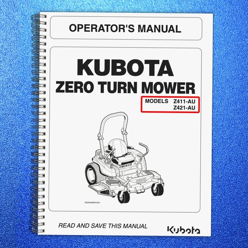 Kubota z411 z421 zero - z411-au,