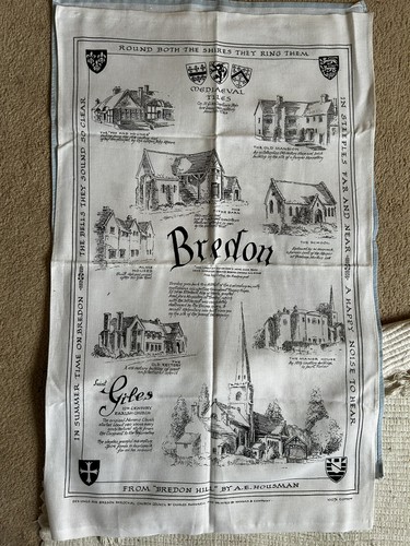 Vintage tea towel bredon hill - towel,