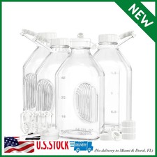 4 Pack 2 Qt Glass Milk Bottles