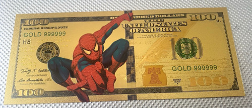 100 marvel spiderman - $100,