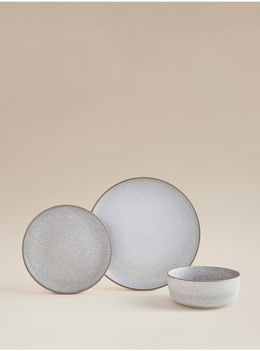 12pc stone concrete effect - 12pc, concrete‑effect