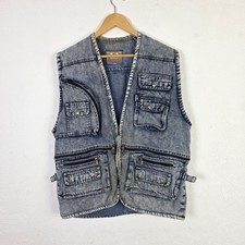 Vintage Denim Utility Vest
