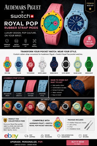 Swatch royal pop rubber - x,