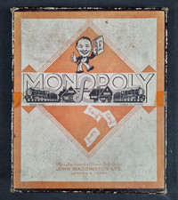 Vintage Monopoly Black Box
