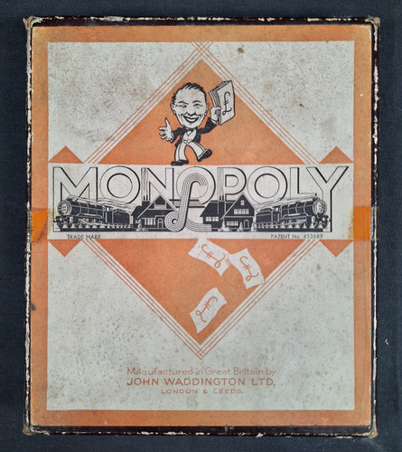 Vintage monopoly black - monopoly, box