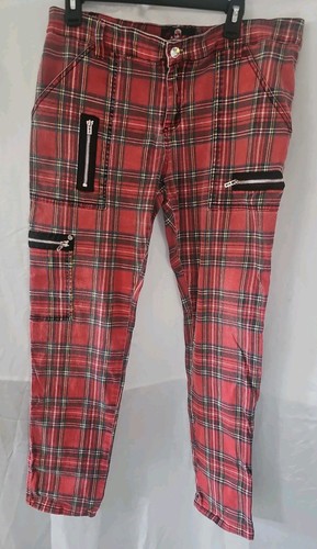 Royal bones tartan - royal, red