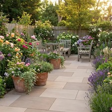 Raj Green Porcelain Paving