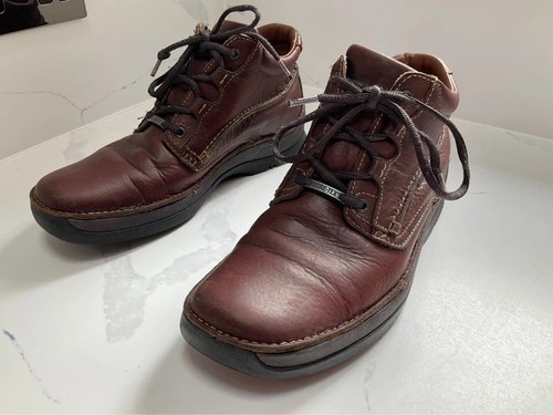 Clarks brown leather - , tex