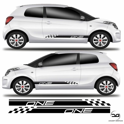 One racing half - side, stripe