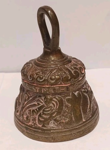 Vintage brass sanctuary bell - brass,