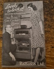 Advertising Postcard.  Radiation Ltd. New World Gas Cooker