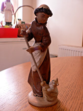 A LOVELY LLADRO 2203 "AFTERNOON CHORES" MONK FIGURE. GRES . PERFECT