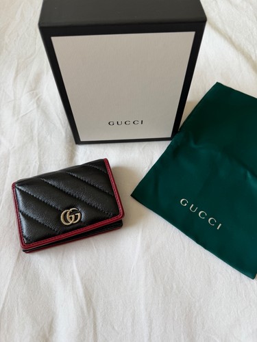 Gucci marmont leather card - gucci,