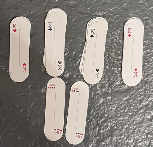 Irregular shaped playing cards - playing,