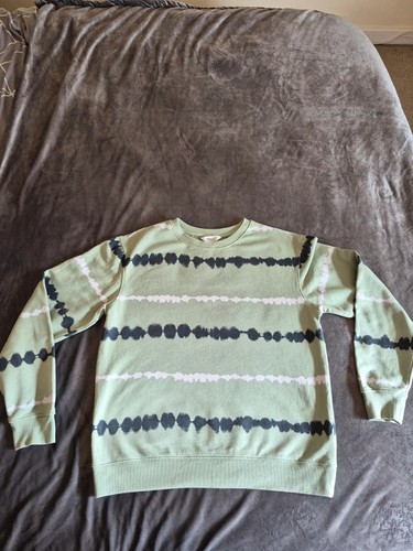 Light green tie dye stripe - m&s,