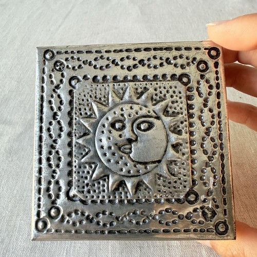 Vintage mexican punched tin - mexican,