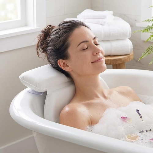 Bath pillow non slip luxury - non,