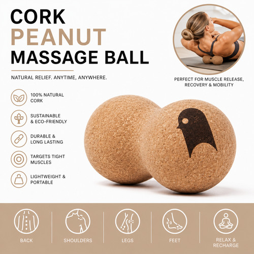 Cork peanut massage - cork,