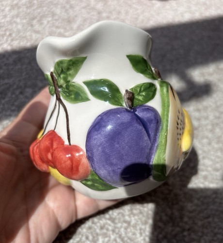 Vintage ceramic rayware fruit - ceramic,