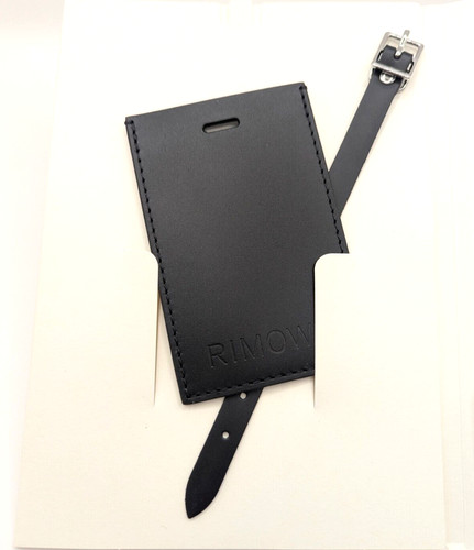 Rimowa black leather travel - leather,