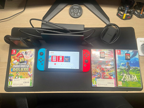 Nintendo switch with games - nintendo,