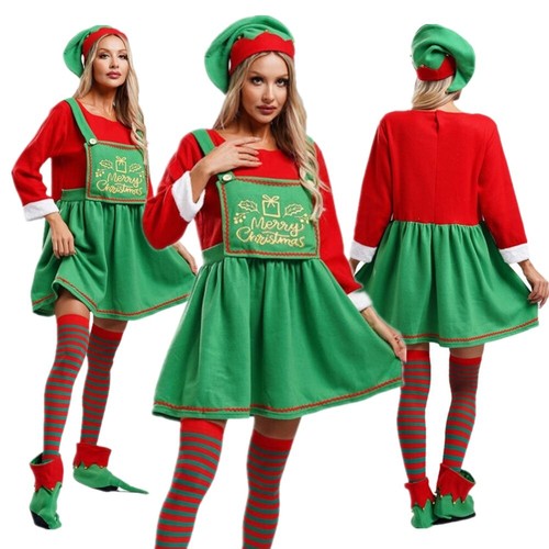 Women christmas santa elf - women's,