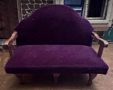 Vintage Queen Anne Sofa with