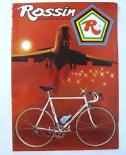 ~ Vintage 80's ROSSIN Road Bike Brochure w/ Individual Full Color Photos ~