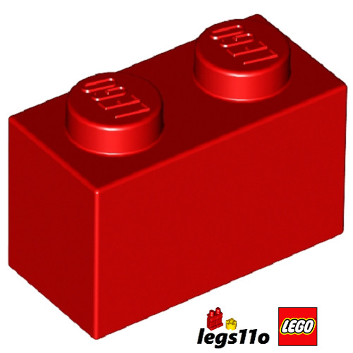 Lego brick 1x2 - new, 3004
