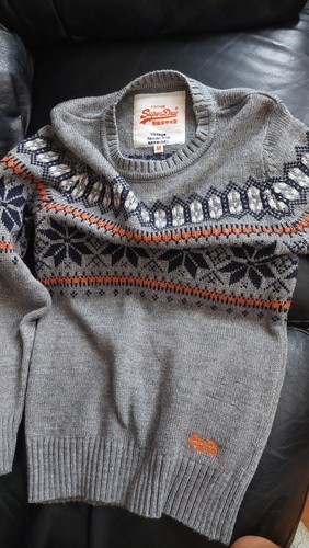 Superdry men jumper medium - superdry, men's