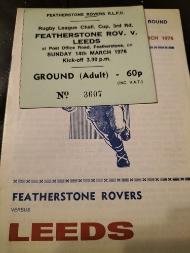Featherstone rovers leeds - featherstone,