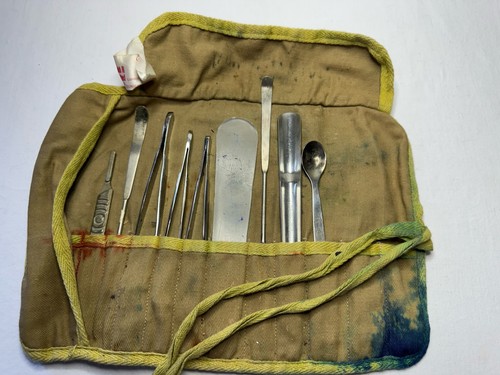 Old surgical tools wrap bag - surgical,