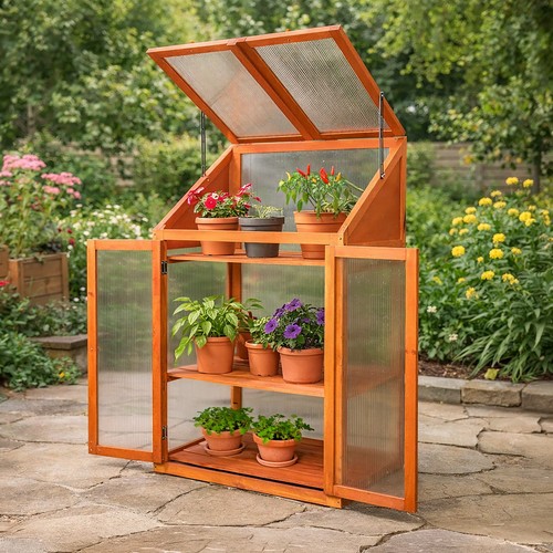 Wooden cold frame - wooden,