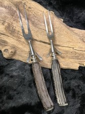 2 Antique Stag Horn Handle
