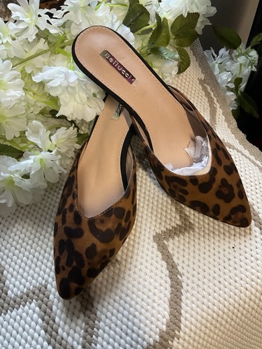 Ladies leopard print kitten - leopard,