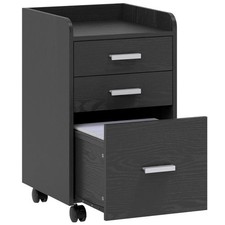 HOMCOM 3 Drawer Rolling Filing