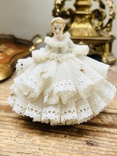 Irish Dresden Lace Figurine
